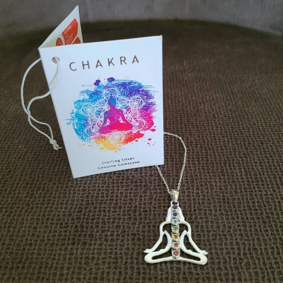 Shivam Meditating Woman🧘‍♀️ Pendant Necklace - NWT - Picture 8 of 16